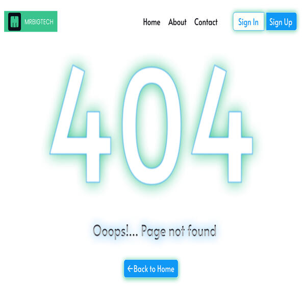 404 Page